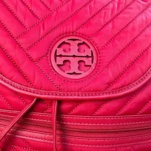 Tory Burch | Bags | Tory Burch Ella Quilted Nylon Red  display picture 1